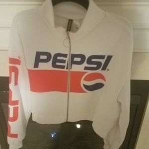 Pepsi crop long sleeved jacket